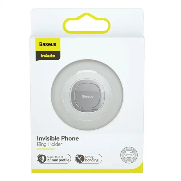 Baseus Invisible Ring holder for smartphones (silver) - Image 5