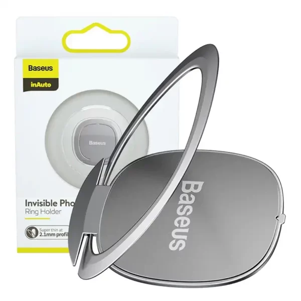 Baseus Invisible Ring holder for smartphones (silver) - Image 7