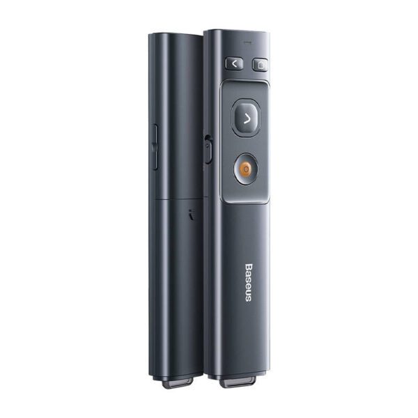 Baseus Orange Dot Multifunctionale remote control for presentation, with a laser pointer - gray - Image 2