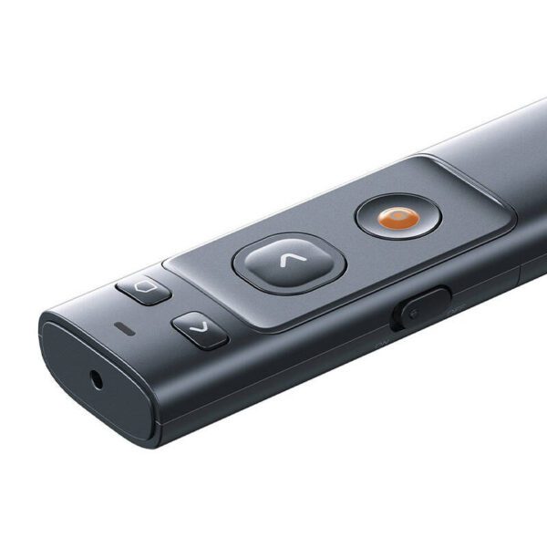 Baseus Orange Dot Multifunctionale remote control for presentation, with a laser pointer - gray - Image 4