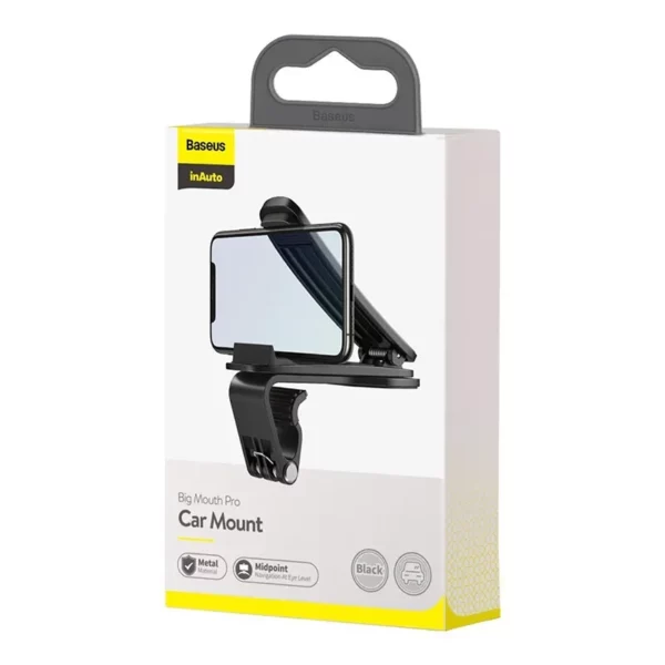 Baseus Big Mouth Pro car holder (black) - Image 7