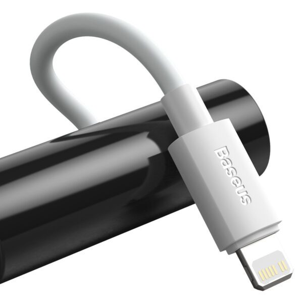 Baseus Simple Wisdom Data Cable Kit USB-C to Lightning PD 20W (2PCS/Set) 1.5m White - Image 2