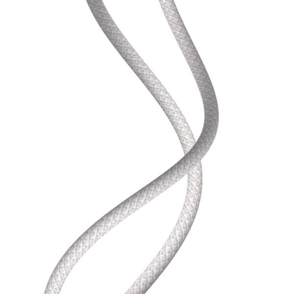 Baseus High Density Braided Cable Type-C to Lightning, PD,  20W, 1m (white) - Image 4