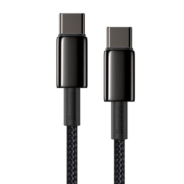 Baseus Tungsten Gold Cable Type-C to Type-C 100W 2m (black) - Image 3