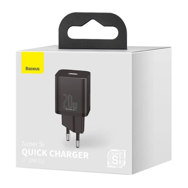 Baseus Super Si Quick Charger 1C 20W (black) - Image 7