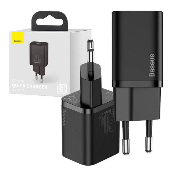 Baseus Super Si Quick Charger 1C 20W (black) - Image 9