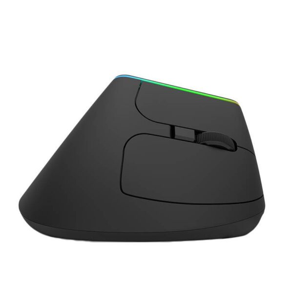 Wireless Vertical Mouse Delux M618DB BT4.0 + 2.4Ghz 4000DPI RGB - Image 4