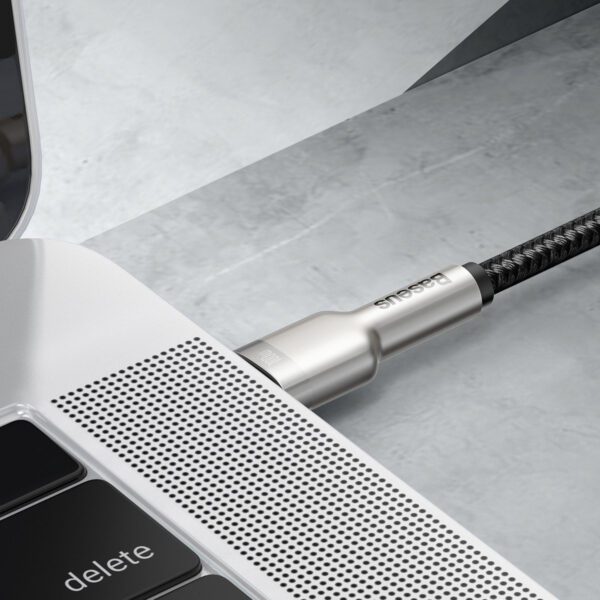Cable USB-C to USB-C Baseus Cafule, 100W, 1m (black) - Image 7