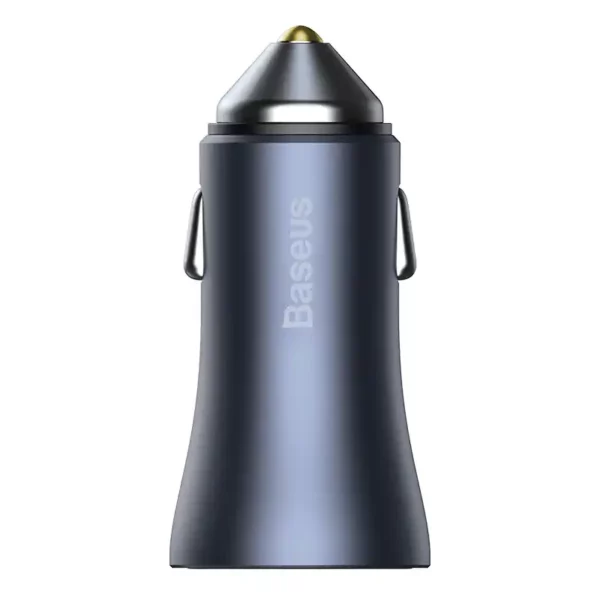 Baseus Golden Contactor Pro car charger, 2x USB, 40W (gray) - Image 5