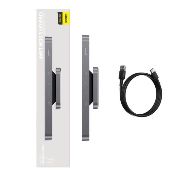 Lamp Baseus Magnetic Stepless, with a touch panel (grey) - Image 11
