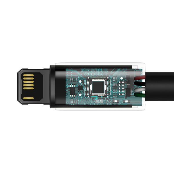 Baseus Tungsten Gold Cable USB to iP 2.4A 2m (black) - Image 7