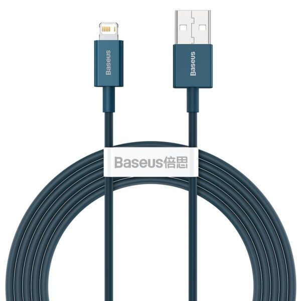 Baseus Superior Series Cable USB to iP 2.4A 2m (blue) - Image 2