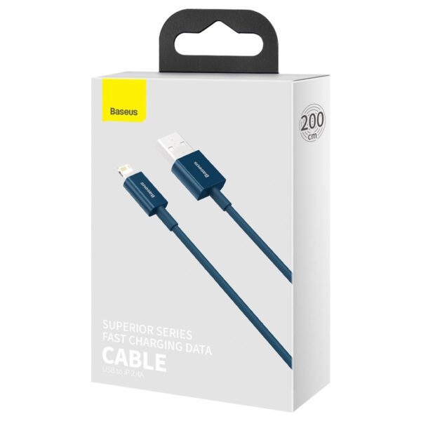 Baseus Superior Series Cable USB to iP 2.4A 2m (blue) - Image 11