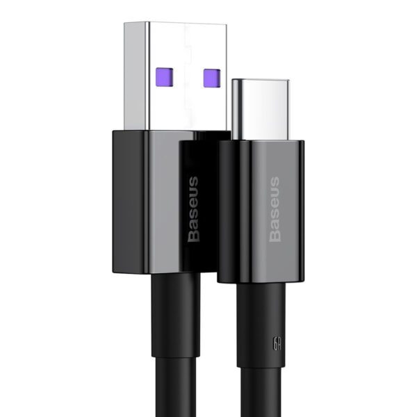 Baseus Superior Series Cable USB to USB-C, 66W, 2m (black) - Image 3
