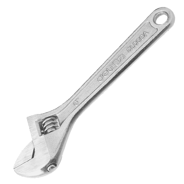 Adjustable Spanner 6" Deli Tools EDL006A (silver)