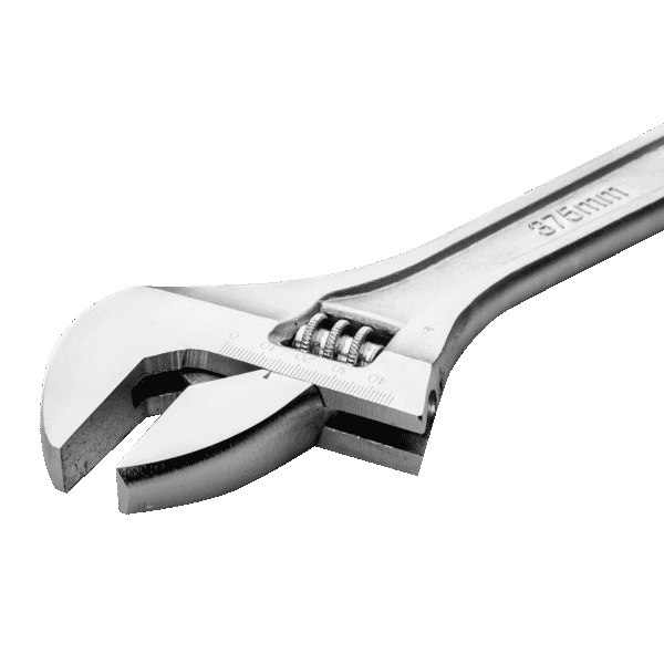 Adjustable Spanner 15" Deli Tools EDL015A (silver) - Image 2