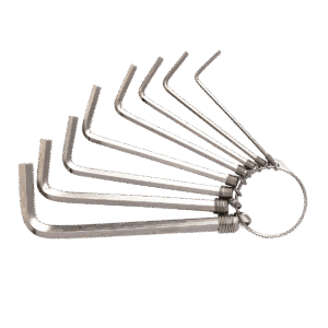 Hex Key Sets 1.5-6mm Deli Tools EDL3080 (silver)