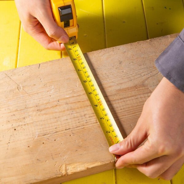Steel Measuring Tape 10m/25mm Deli Tools EDL9010Y (yellow) - Image 5