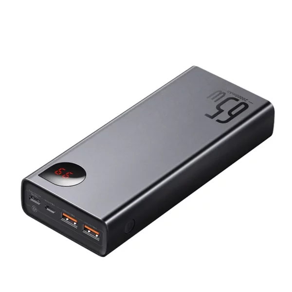 Powerbank Baseus Adaman Metal 20000mAh PD QC 3.0 65W 2xUSB + USB-C + micro USB (Black) - Image 6