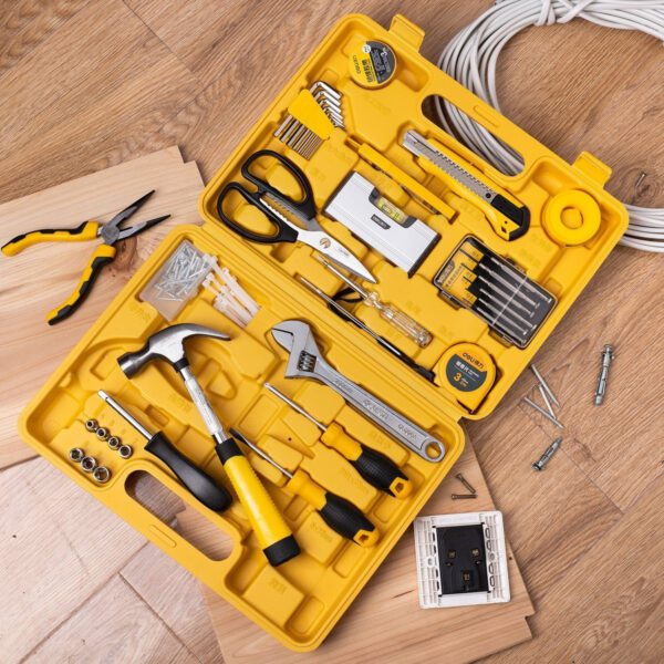 Household Tool Set 38 pcs Deli Tools EDL1038J - Image 7