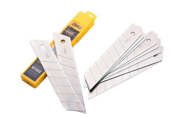 Cutter 25mm 10 pcs blade head Deli Tools EDL-DP05 (silver) - Image 5