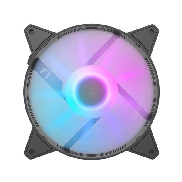 Computer Fan Set Darkflash C6,  RGB, 3in1 120x120 (black) - Image 2