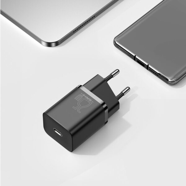 Baseus Super Si Quick Charger 1C 25W with USB-C cable for USB-C 1m (black) - Image 10