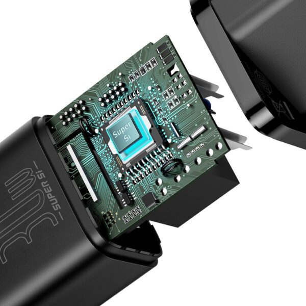 Baseus Super Si Quick Charger 1C 30W (black) - Image 7