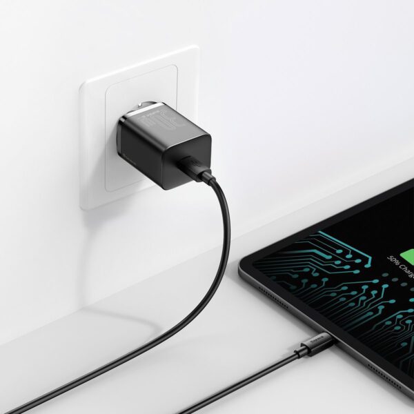 Baseus Super Si Quick Charger 1C 30W (black) - Image 8
