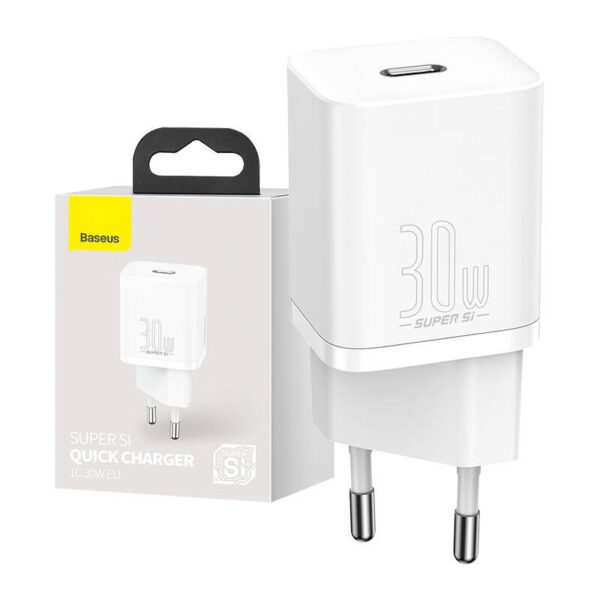 Quick Charger Baseus Super Si 1C 30W (white) - Image 9