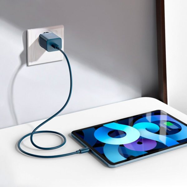 Baseus Super Si Quick Charger 1C 20W with USB-C cable for Lightning 1m (blue) - Image 8