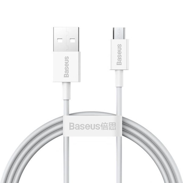 Baseus Superior Series Cable USB to micro USB, 2A, 1m (white) - Image 2