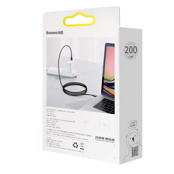 Baseus Superior Series Cable USB-C to USB-C, 100W, 1m (black) - Image 9