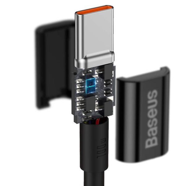 Baseus Superior Series Cable USB-C to USB-C, 100W, 1m (black) - Image 5