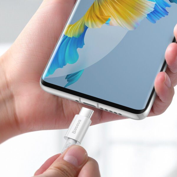Baseus Superior Series Cable USB-C to USB-C, 100W, 1m (white) - Image 8