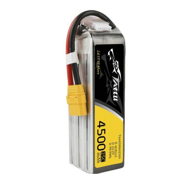 Tattu 4500mAh 22.2V 25C 6S1P XT90 battery - Image 5