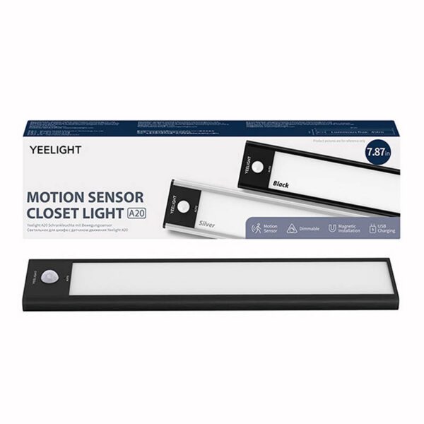 Yeelight Closet Light Black 20cm 2700K - Image 7