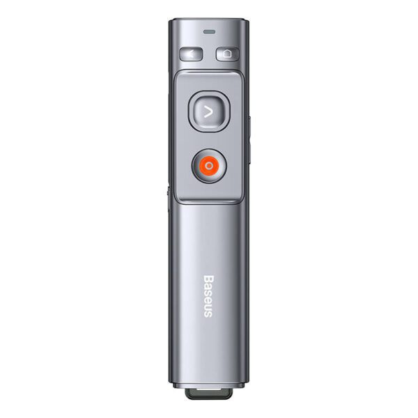 Baseus Orange Dot Multifunctionale remote control for presentation, with a laser pointer - gray - Image 5