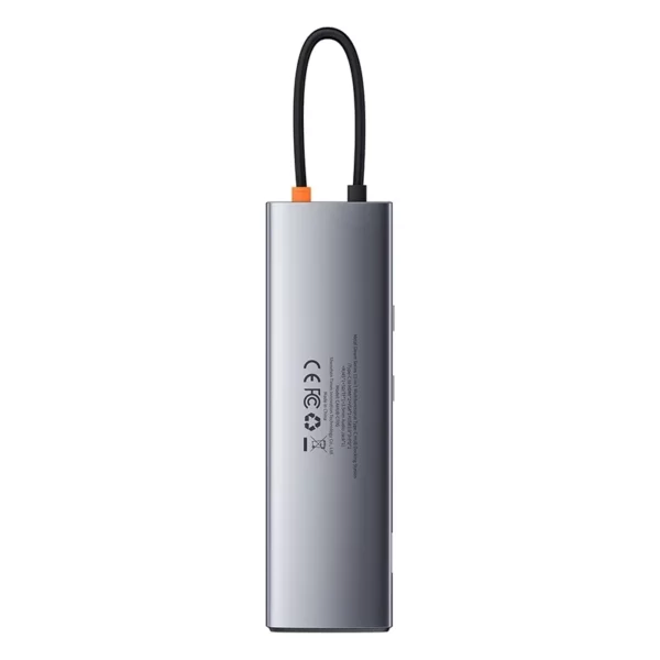 Hub 11in1 Baseus Metal Gleam Series, USB-C to 3x USB 3.0 + 2x HDMI + USB-C PD + Ethernet RJ45 + microSD/SD + VGA + AUX - Image 7