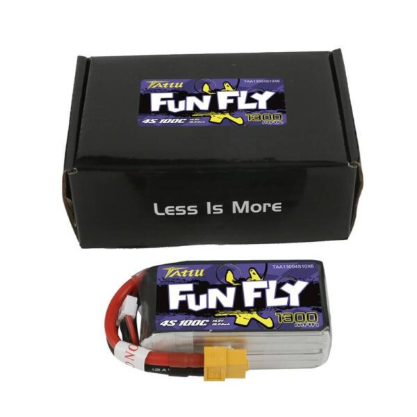 Tattu Funfly 1300mAh 14.8V 100C 4S1P battery - Image 5