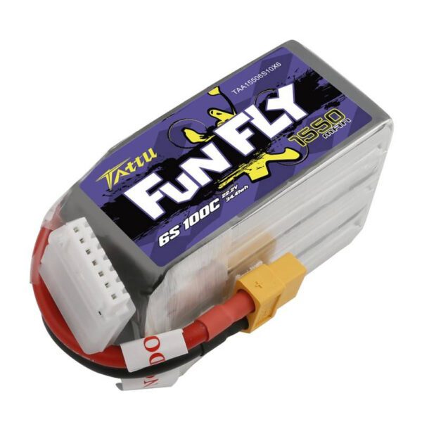 Tattu Funfly 1550mAh 22.2V 100C 6S1P XT60 battery - Image 3