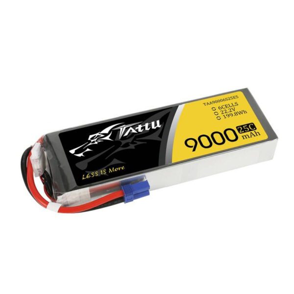 Battery Tattu 9000mAh 22,2V 25C 6S1P - Image 2