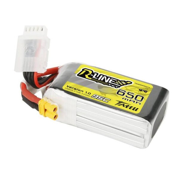 Battery  Tattu R-Line 650mAh 14,8V 95C 4S1P XT30 - Image 3
