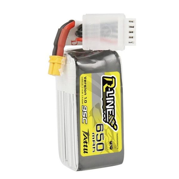 Battery  Tattu R-Line 650mAh 14,8V 95C 4S1P XT30 - Image 4