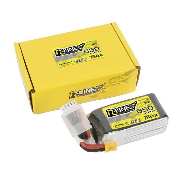 Battery  Tattu R-Line 650mAh 14,8V 95C 4S1P XT30 - Image 5