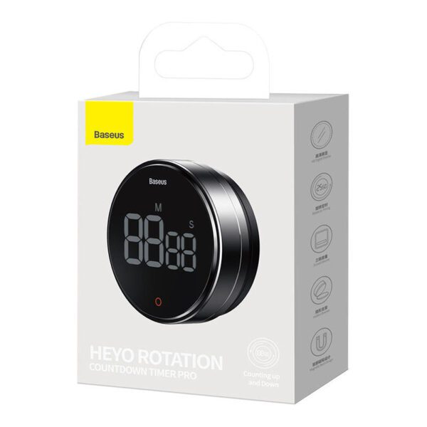 Rotation countdown timer Baseus heyo Pro Dark (grey) - Image 7