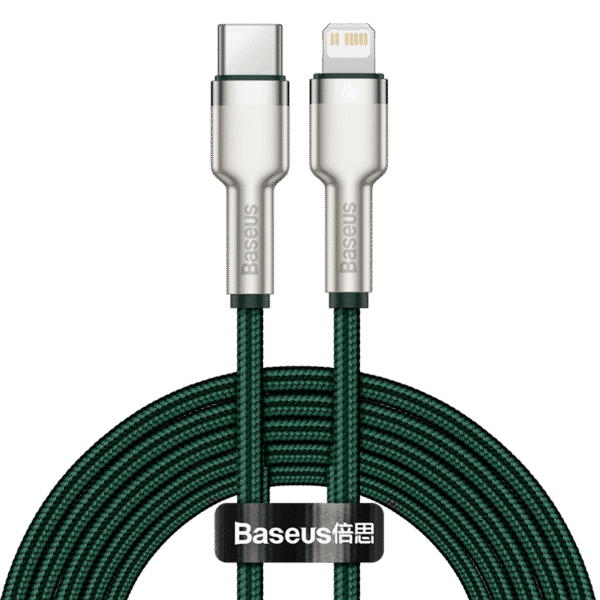 Baseus USB-C cable for Lightning 2m (green) - Image 2