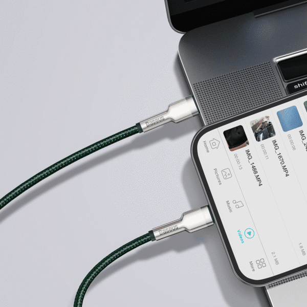 Baseus USB-C cable for Lightning 2m (green) - Image 8