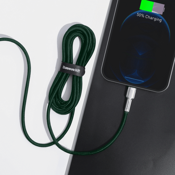 Baseus USB-C cable for Lightning 2m (green) - Image 9