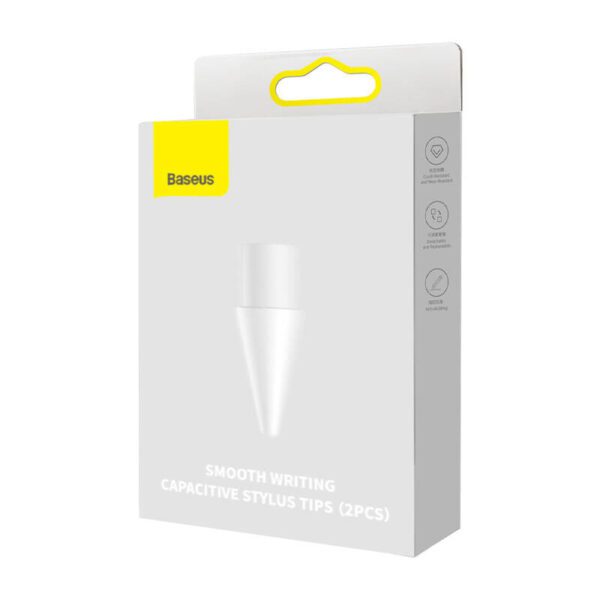 Baseus Smooth Writing Capacitive Stylus Tips, Apple Pencil 1&2 (2 pcs) - Image 7